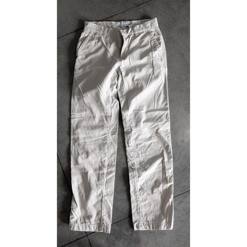 Columbia Women's Size 4‎ Beige Chino Casual Outdoor Pants Regular Fit